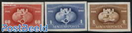 75 years UPU 3v imperforated