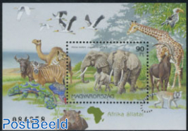 African animals s/s