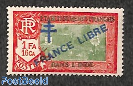 1FA 16Ca, FRANCE LIBRE, Stamp out of set