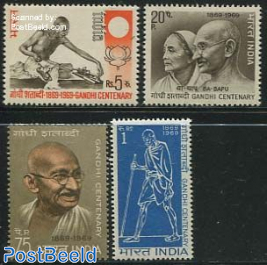 Gandhi birth centenary 4v