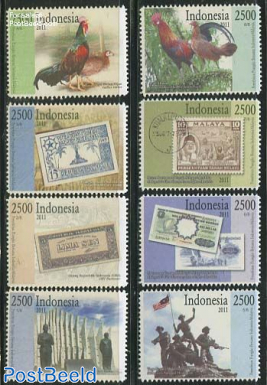 Indonesia-Malaysia joint issue 8v
