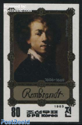Rembrandt 1v, imperforated