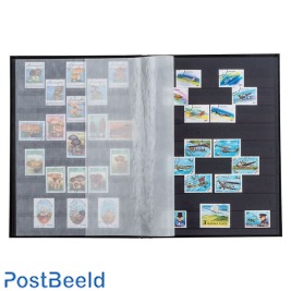 Leuchtturm Basic Stockbook 32 Black Pages (A5) Blue