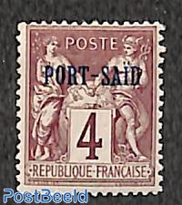Port-Said 4c, Stamp out of set