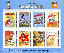 Vintage Donald Duck 8v m/s