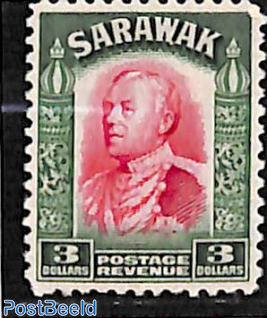 3$, Sarawak, Stamp out of set