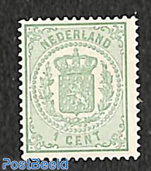 1c, Perf. 13.25, Large holes, Stamp out of set