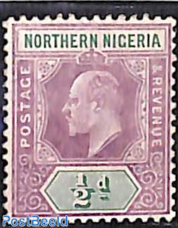 1/2d, Northern Nigeria, Stamp out of set