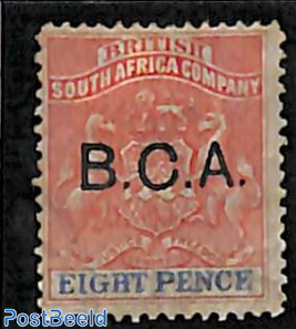 BCA, 8d, Stamp out of set