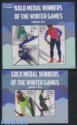 Gold Medal Winners of the Winter Games 2 s/s