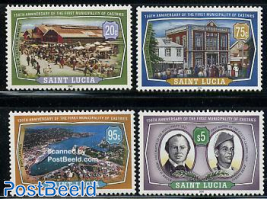 150 years Castries 4v