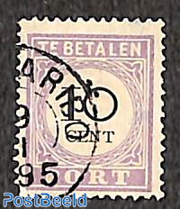 10c, type III, Stamp out of set