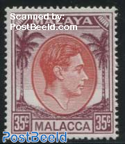 35c, Mallacca, Stamp out of set