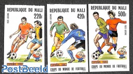 World Cup Football 3v, Imperforated