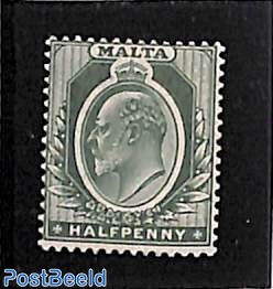 1/2p, WM CA-Crown, Stamp out of set