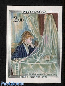 UNICEF, Morisot painting 1v, imperforated