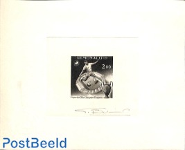 Epreuve blackprint with signature of designer, EC Football