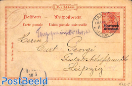 Postcard from TANGER to Leipzig