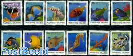 Definitives, fish 12v