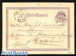 Card with naamstempel: BEETSTERZWAAG
