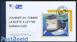 Stamp Day, post boxes 10v in booklet