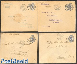 Lot with 4 covers
