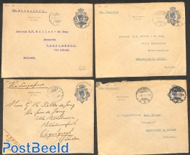 Lot with 4 covers