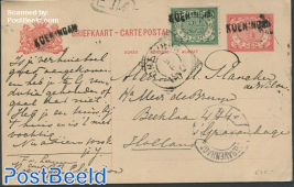 Postcard from Netherlands-Indie to the Netherlands