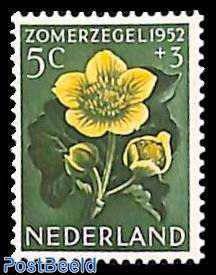 5+3c Dotterbloem, Stamp out of set