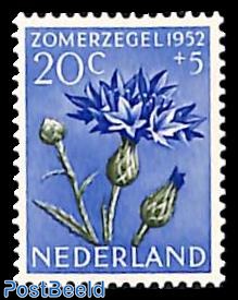 20+5c cornflower, Stamp out of set