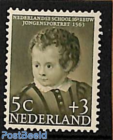 5+3c, Portrait of a boy, Stamp out of set
