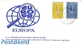 Europa CEPT 2v, FDC, verbond postzegelhandelaren