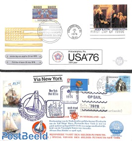 2 special US bicentenary covers