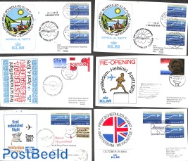 12 KLM first flight covers