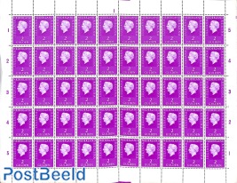 2 complete sheets MNH 1G and 2G stamp