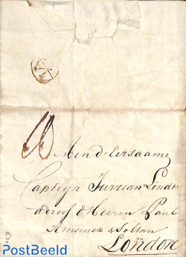 Beautiful letter from Amsterdam to London