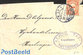 Newspaperwrapper with 1c stamp