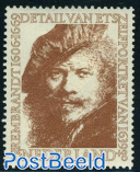 25+8c, Rembrandt self portrait, Stamp out of set