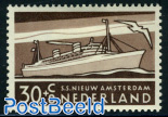 30+8c, S.S. Nieuw Amsterdam, Stamp out of set