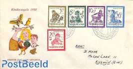 Child welfare5v, FDC, closed flap, with address, very clean cover