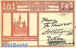 Postcard 10c on 12.5c, Haarlem