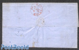 Folding letter from 's GRAVENHAGE to Amsterdam