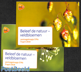 Flowers in the field, presentation pack 574a+b