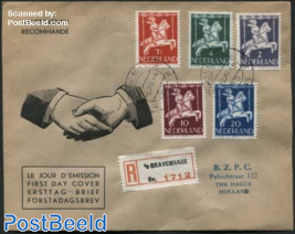 Child Welfare 5v, First Day Cover Zondervan