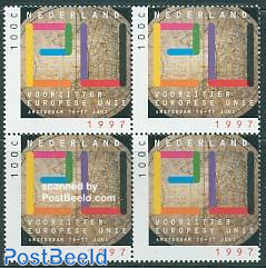 European Union 1v block of 4 [+]