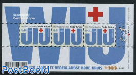 Red Cross s/s (with 3 stamps)