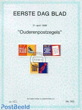 Senior stamps,  EDB Visje 203