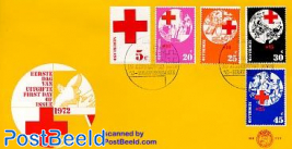 Red Cross 5v FDC
