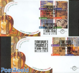 New art 10v FDC (2 covers)