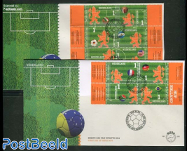 Worldcup football 10v FDC (2 covers)